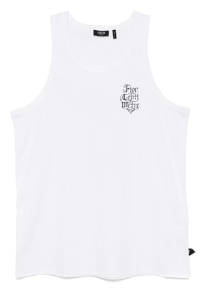 FIVE CM logo-print vest - White