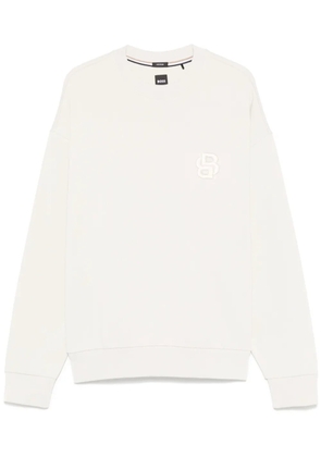 BOSS Double B cotton sweatshirt - Neutrals