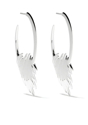 Shaun Leane Quill hoop earrings - Silver