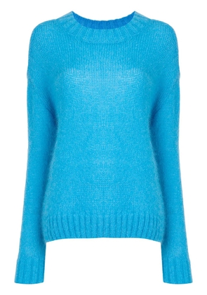 Goen.J slouchy ribbed jumper - Blue