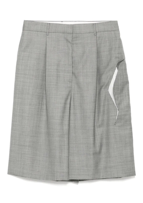 Moohong cutting pocket shorts - Grey