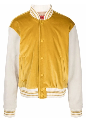 424 two-tone bomber jacket - Yellow