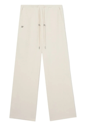 tout a coup logo-embroidered cotton track pants - Neutrals