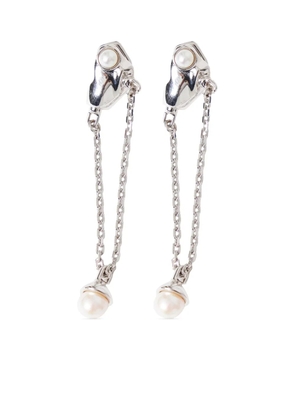 PUBLISHED BY chain-detail earrings - Silver