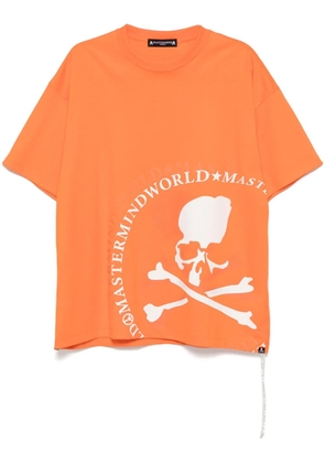 Mastermind World logo-print T-shirt - Orange
