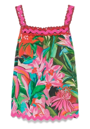 FARM Rio Jardin De Reve top - Pink