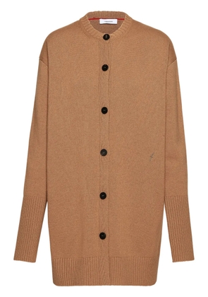 Ferragamo Cashmere cardigan dress - Neutrals