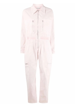 Stella McCartney long-sleeved zip-up boilersuit - Pink