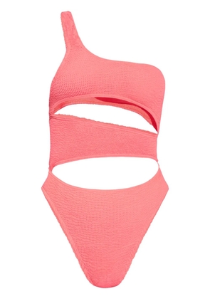 Bond-eye Rico one-shoulder swimsuit - Pink