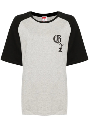 Ground Zero logo-print cotton T-shirt - Grey