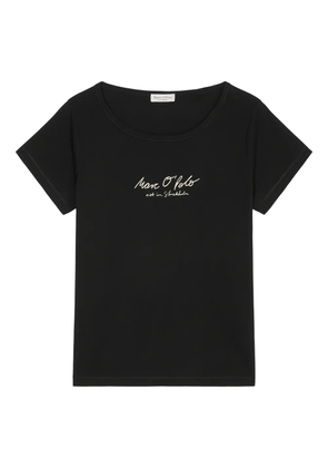 Marc O'Polo logo-signature T-shirt - Black