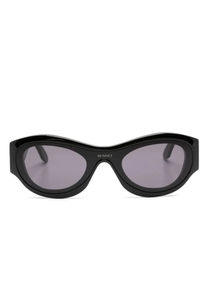Sunnei round-frame sunglasses - Black