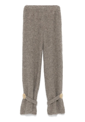 Giuseppe Di Morabito seashell-detail trousers - Grey