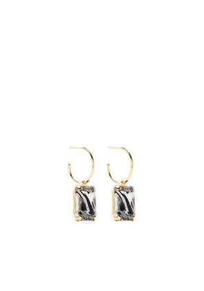 Wouters & Hendrix crystal-embellished hoop earrings - Gold