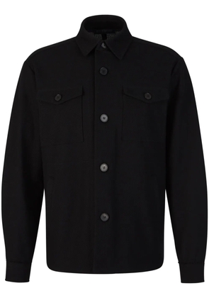 Harris Wharf London cotton overshirt - Black