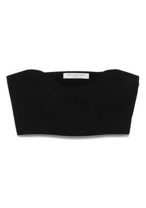 Philosophy Di Lorenzo Serafini voile crop top - Black