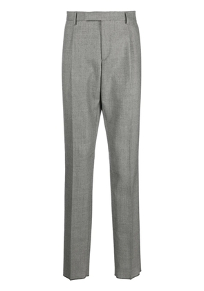 Lardini pressed-crease tailored trousers - Black