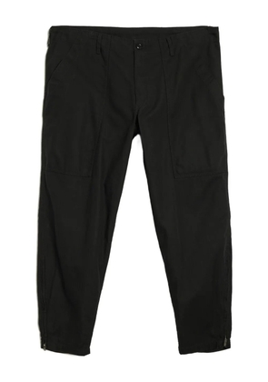 Yohji Yamamoto zip painter pants - Black