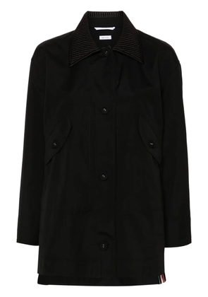 Thom Browne single-breasted coat - Black