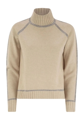 Max Mara turtleneck raglan-sleeve sweater - Neutrals