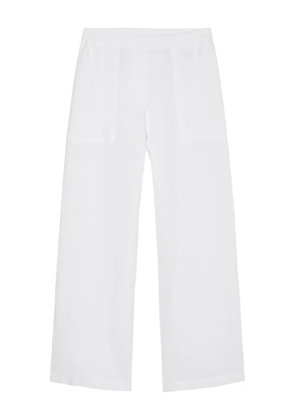Marc O'Polo elasticated-waistband wide-leg trousers - White
