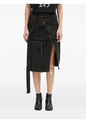 Ottolinger frayed split skirt - Grey