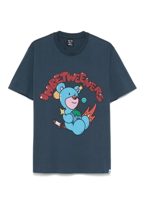 INBETWEENERS graphic-print cotton T-shirt - Blue