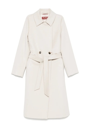 Max Mara virgin wool coat - White
