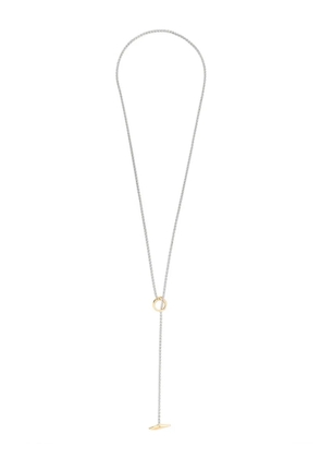 Tom Wood Robin Duo L chain necklace - Silver
