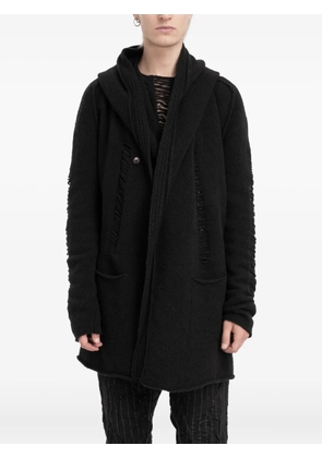 Masnada hooded cardigan - Black