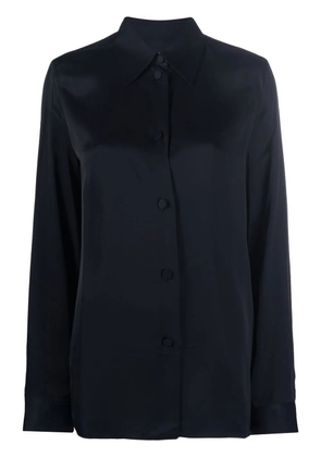 Jil Sander classic collar buttoned blouse - Blue