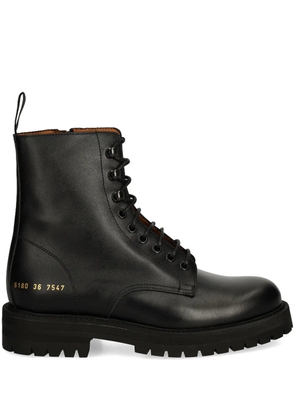 Common Projects leather boots - Black
