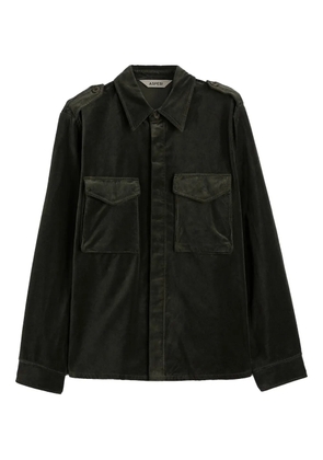 ASPESI pocket shoulder shirt - Green