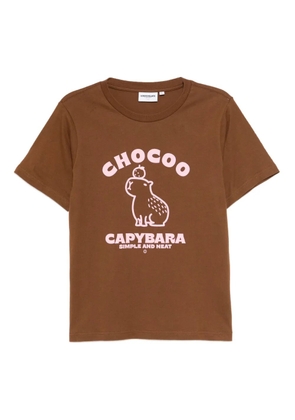 CHOCOOLATE graphic-printed T-shirt - Brown