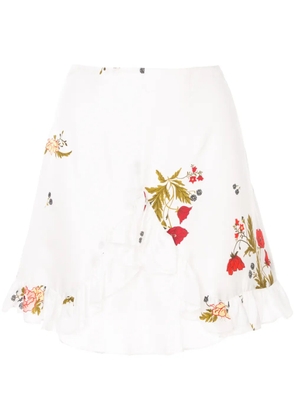 Macgraw Bonjour ruffle skirt - White