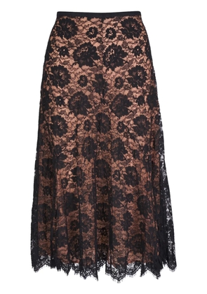 Michael Michael Kors Dance crushed floral lace skirt - Black