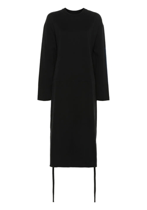 MM6 Maison Margiela numbers-motif long T-shirt - Black