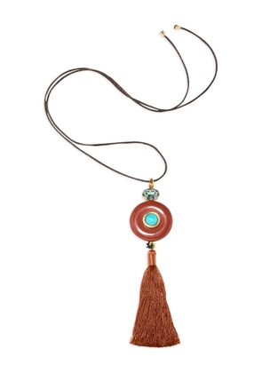 Jennifer Behr Arizona tassel necklace - Red