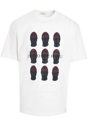 Ih Nom Uh Nit masks-print cotton T-shirt - White