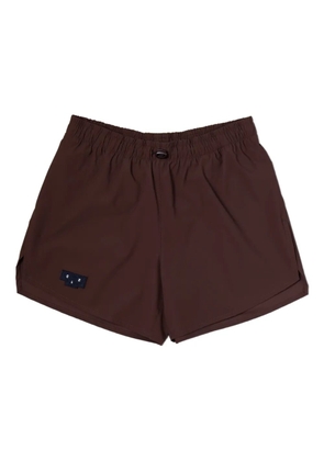 UNNA elastic-waistband performance shorts - Brown