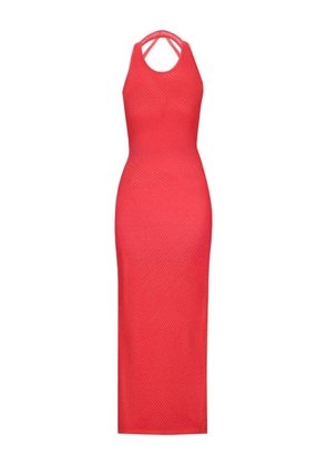 Laneus knitted dress - Red