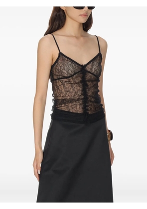 The Garment Dream lace-trimmed top - Black