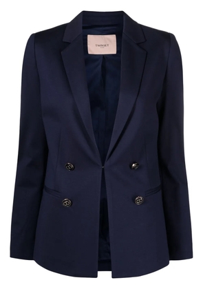 TWINSET faux double-breasted blazer - Blue