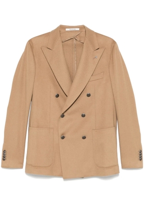 Tagliatore cashmere blazer - Brown