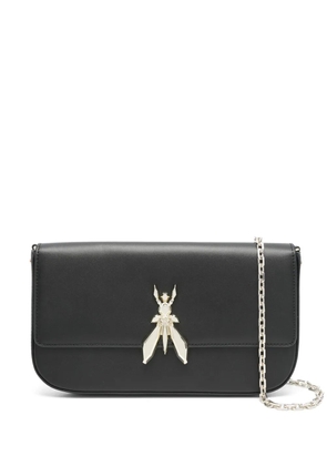 Patrizia Pepe Fly leather clutch bag - Black