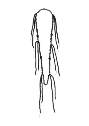 KUNDO K-168 Val beaded pearl necklace - Black