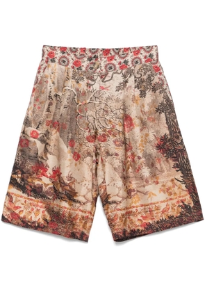 Pierre-Louis Mascia silk shorts - Neutrals