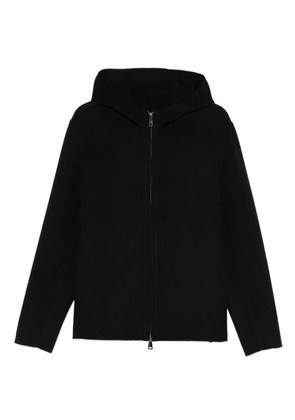 Giorgio Brato zip-up hooded jacket - Black