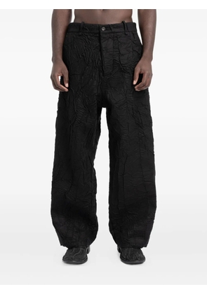 Masnada textured trousers - Black