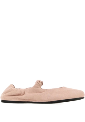 Miu Miu suede Mary Jane ballet flats - Pink